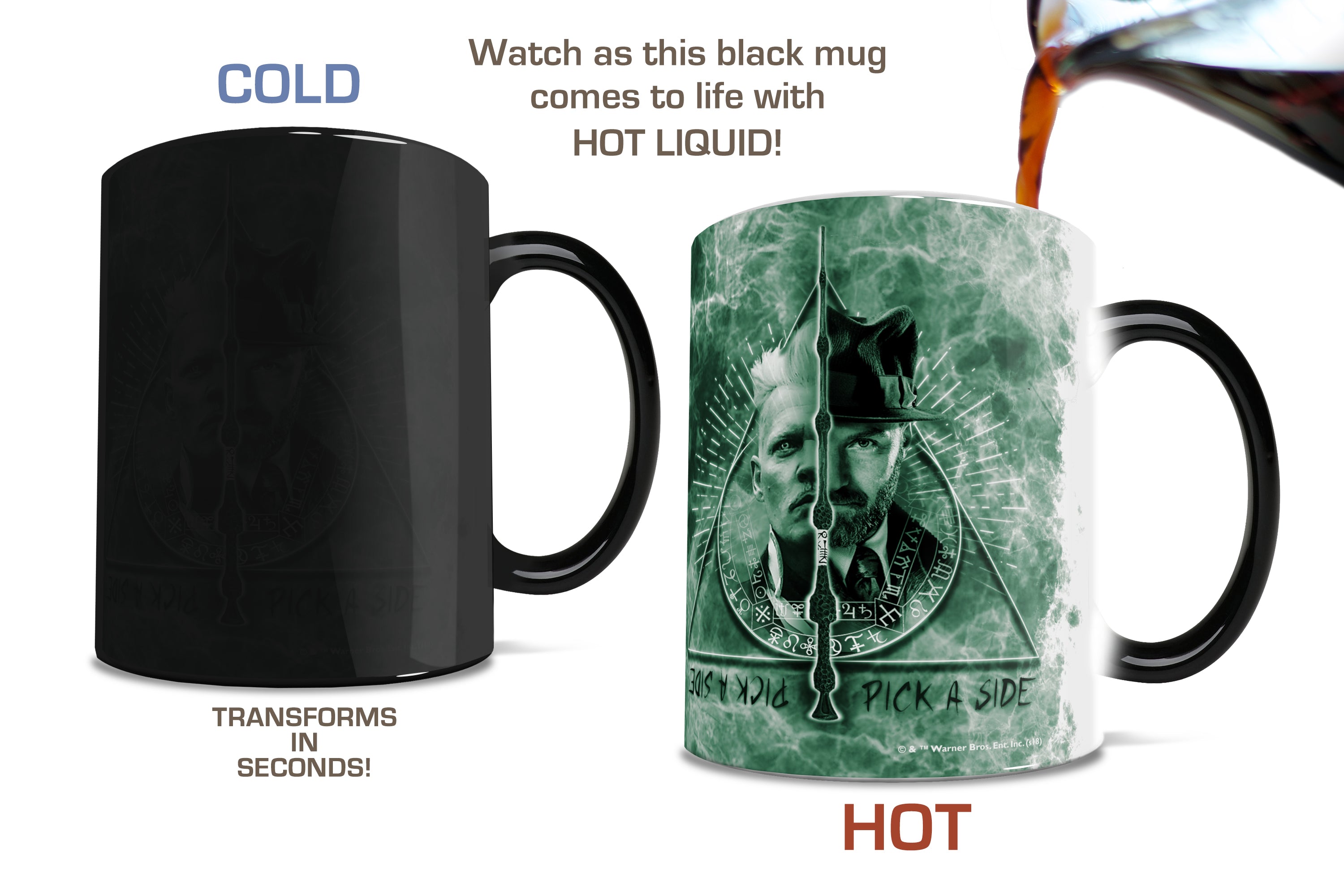 Fantastic Beasts: The Crimes of Grindelwald (Pick A Side) Morphing Mugs®  Heat-Sensitive Mug MMUG850